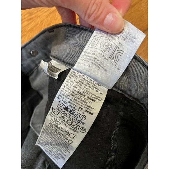 Levi's 511 Jeans Men's Sz 30x32 Slim Fit Straight Leg Gray Wash Denim Pants - Picture 4 of 5